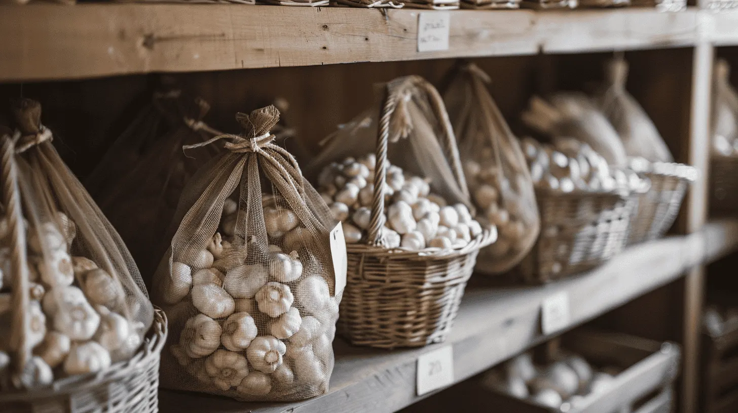 Knoblauch ernten und lagern: erst trocknen, dann weglegen
