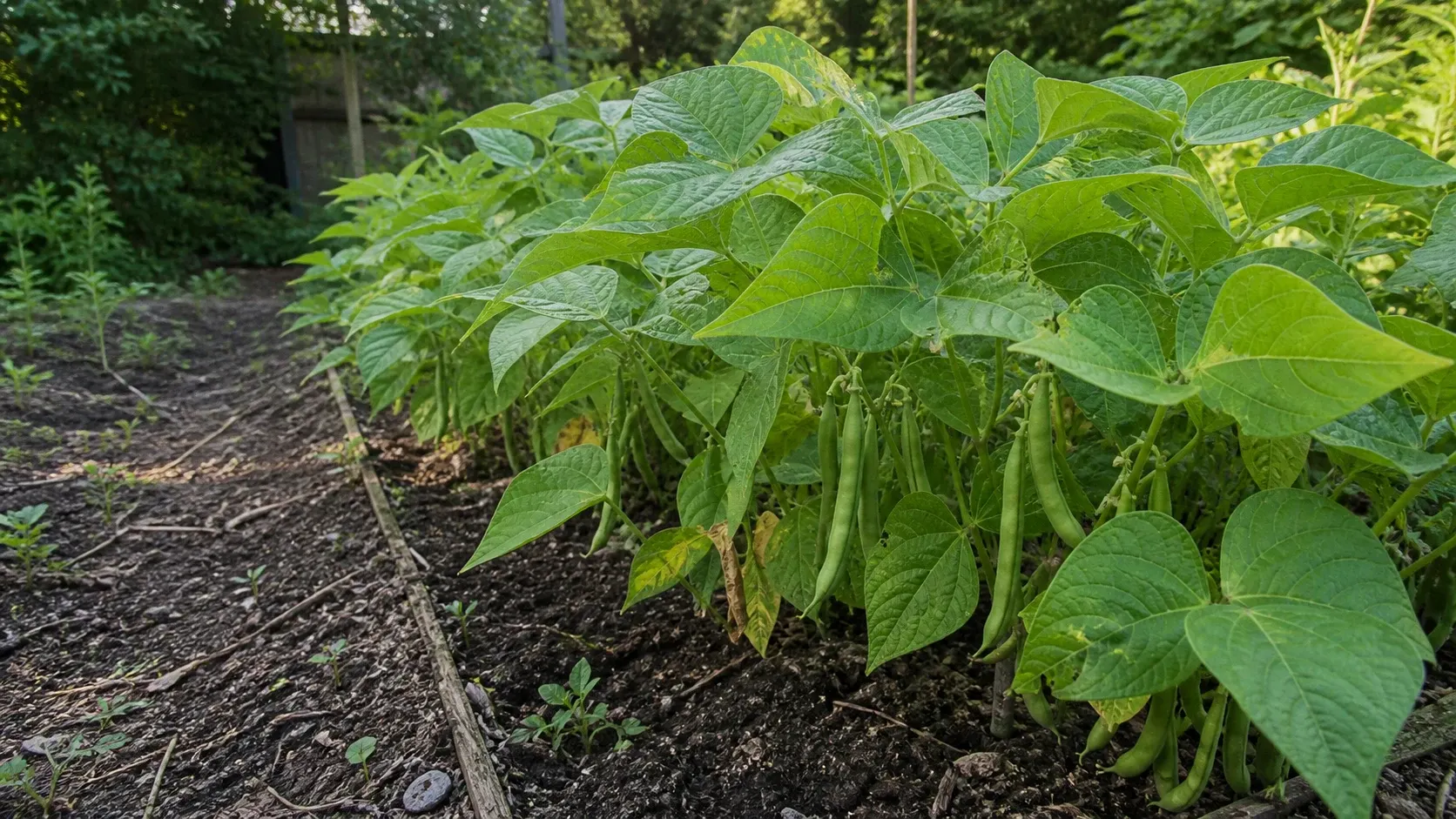 Buschbohnen im Hochbeet anbauen