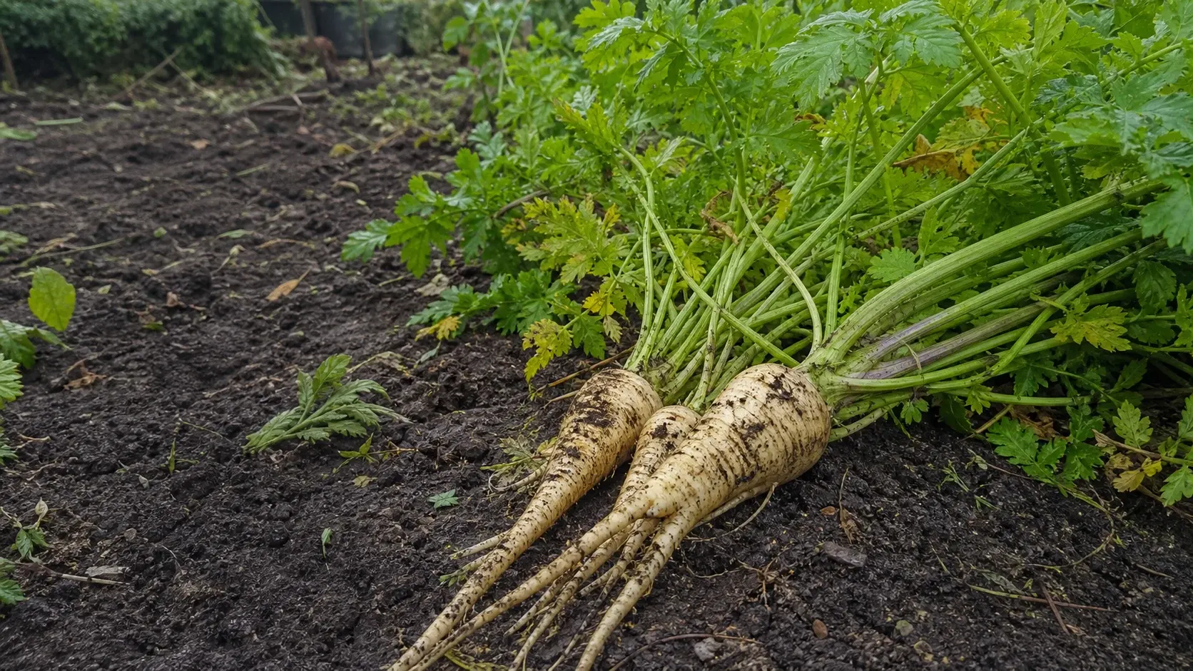 Pastinaken im tiefen Beet anbauen