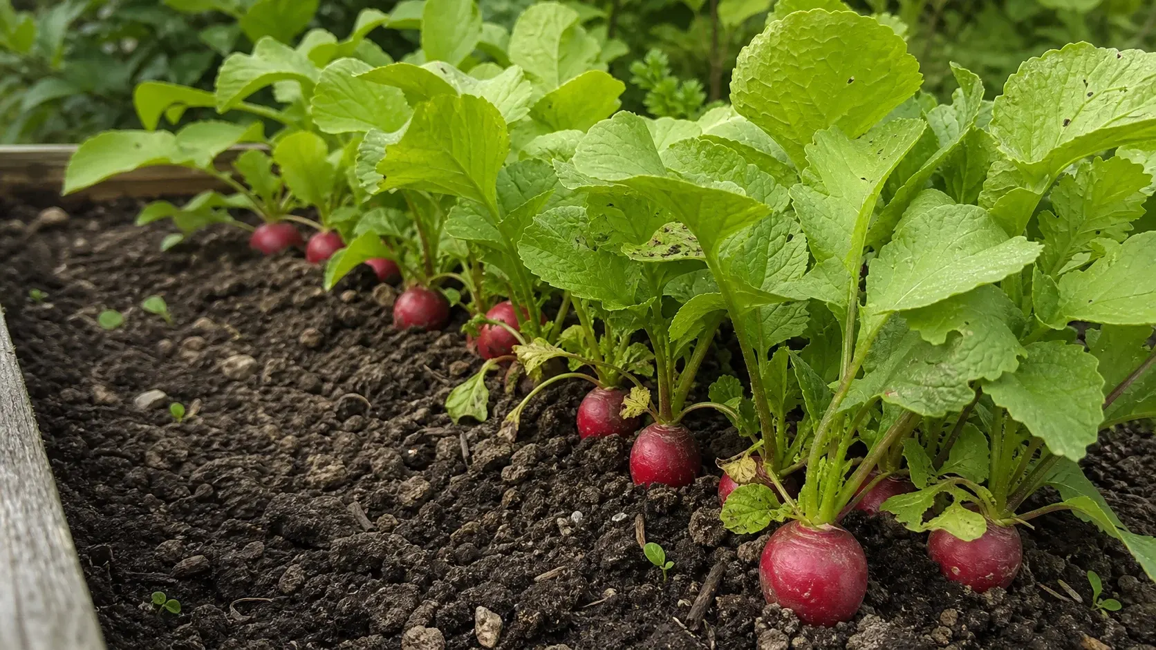 Radieschen im Beet anbauen Radieschen im Beet anbauen