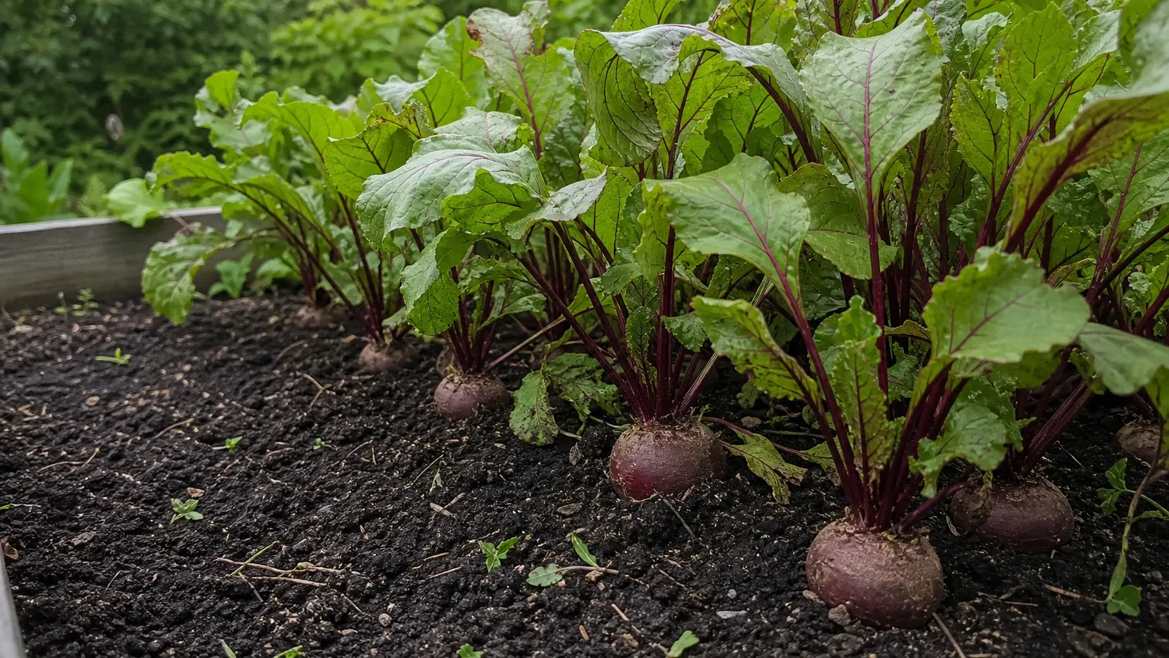 Rote Bete im Beet anbauen Rote Bete im Beet anbauen