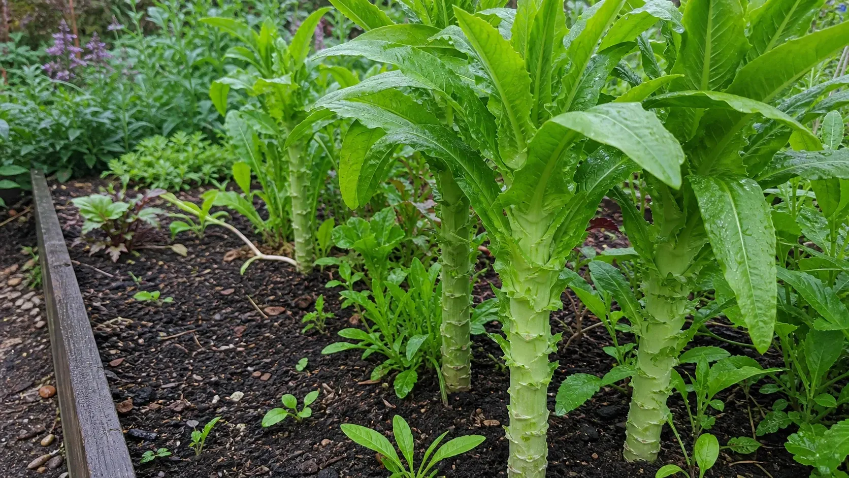 Spargelsalat im Beet anbauen